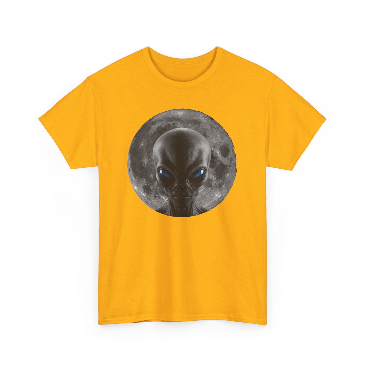 Moonlight Monster Alien Blue Eyes T-Shirt / Gruselige Kreatur mit Leuchtenden Augen, Ideal für Alien Fans / Geschenk / Gift