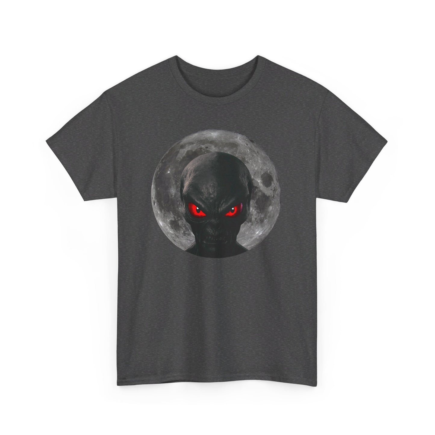 Moonlight Monster Alien T-Shirt  / Gruselige Kreatur mit Leuchtenden Augen, Ideal für Halloween und Horrorfans