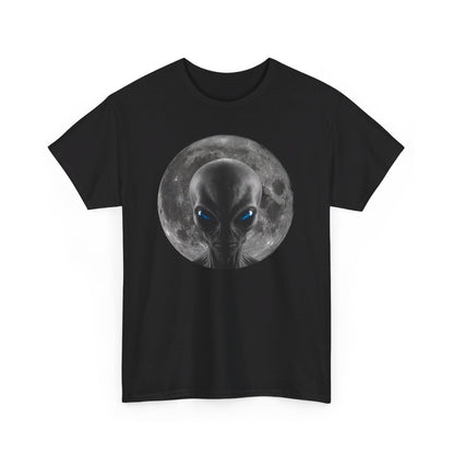 Moonlight Monster Alien Blue Eyes T-Shirt / Gruselige Kreatur mit Leuchtenden Augen, Ideal für Alien Fans / Geschenk / Gift