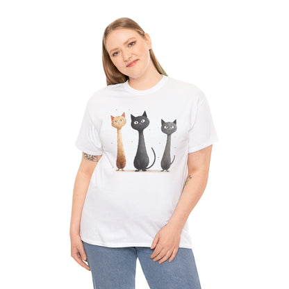 Cat Family T-Shirt, Kitty Tee, Animal Lover Gift, Adorable Cat Shirt, Pet Owner Apparel