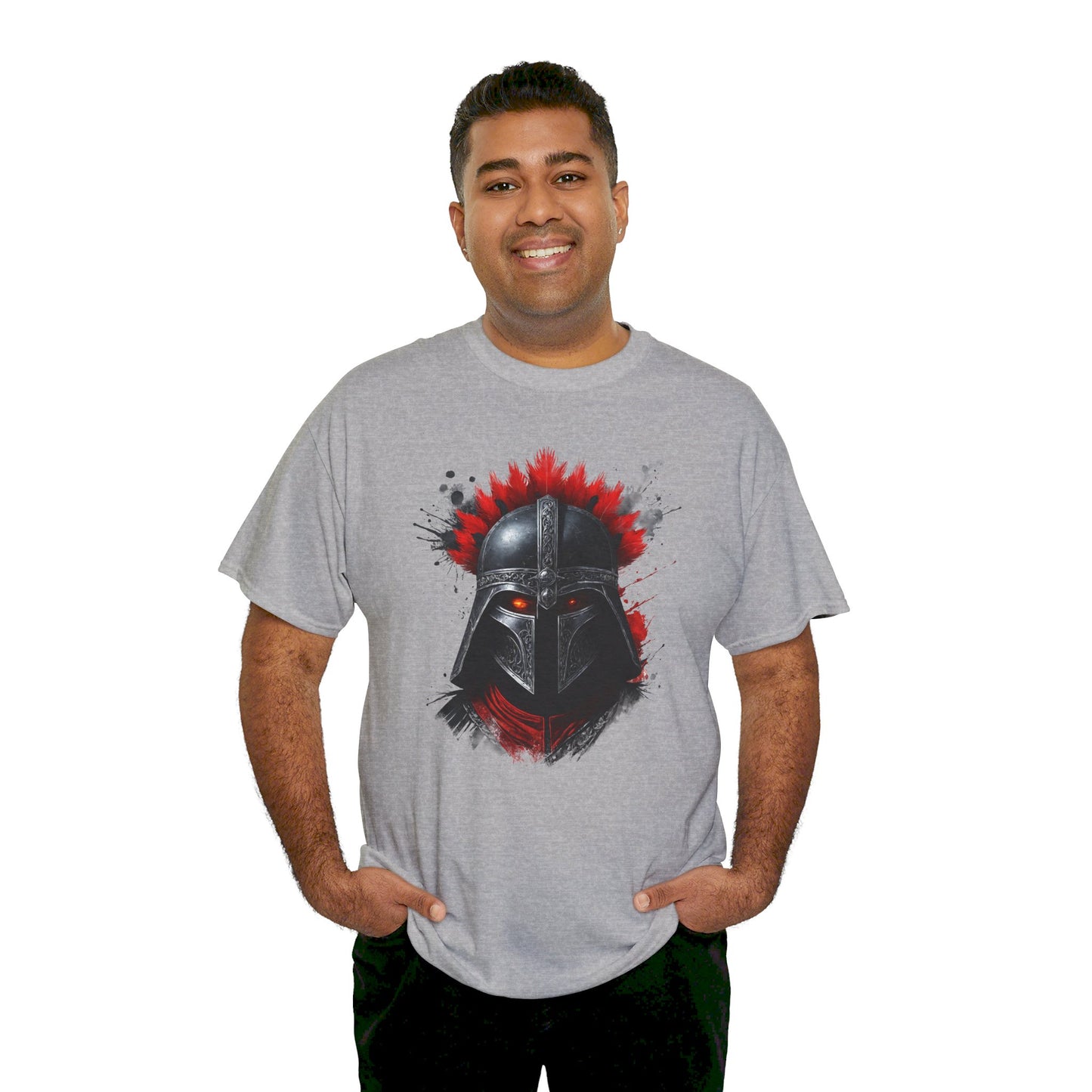 Sparta Warrior Tee, Ancient Warrior T-Shirt, Red Eyes Shirt, Unisex Cotton Tee, Historical Warrior Top