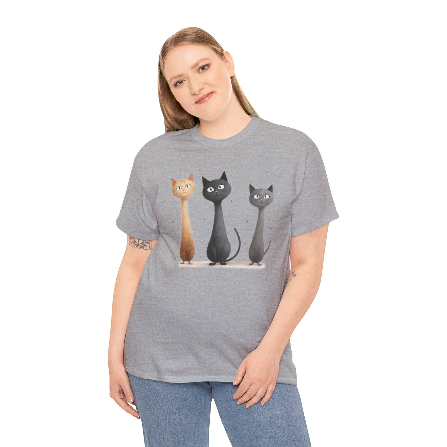 Cat Family T-Shirt, Kitty Tee, Animal Lover Gift, Adorable Cat Shirt, Pet Owner Apparel