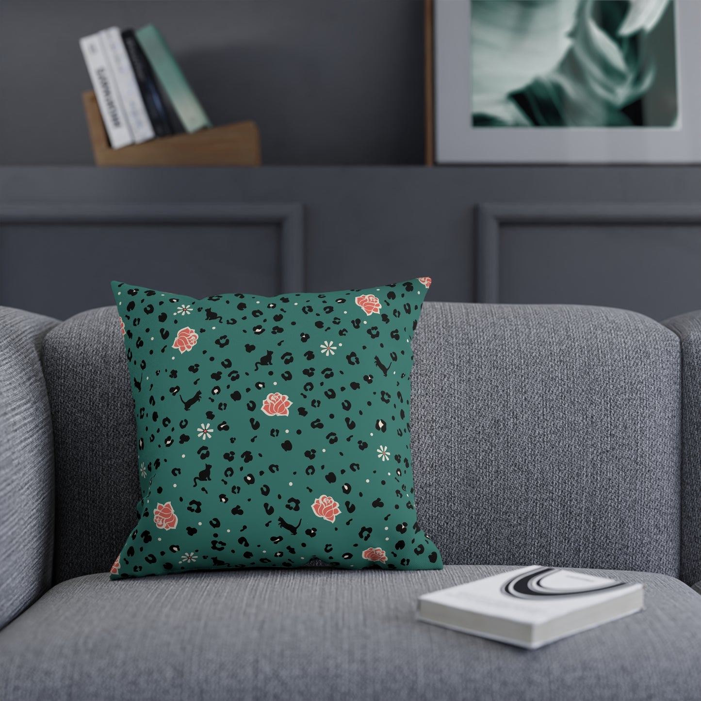 Leo Flower Cat Cushion