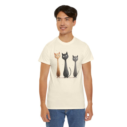 Cat Family T-Shirt, Kitty Tee, Animal Lover Gift, Adorable Cat Shirt, Pet Owner Apparel