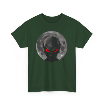 Moonlight Monster Alien T-Shirt  / Gruselige Kreatur mit Leuchtenden Augen, Ideal für Halloween und Horrorfans