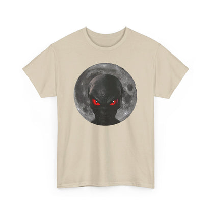 Moonlight Monster Alien T-Shirt  / Gruselige Kreatur mit Leuchtenden Augen, Ideal für Halloween und Horrorfans