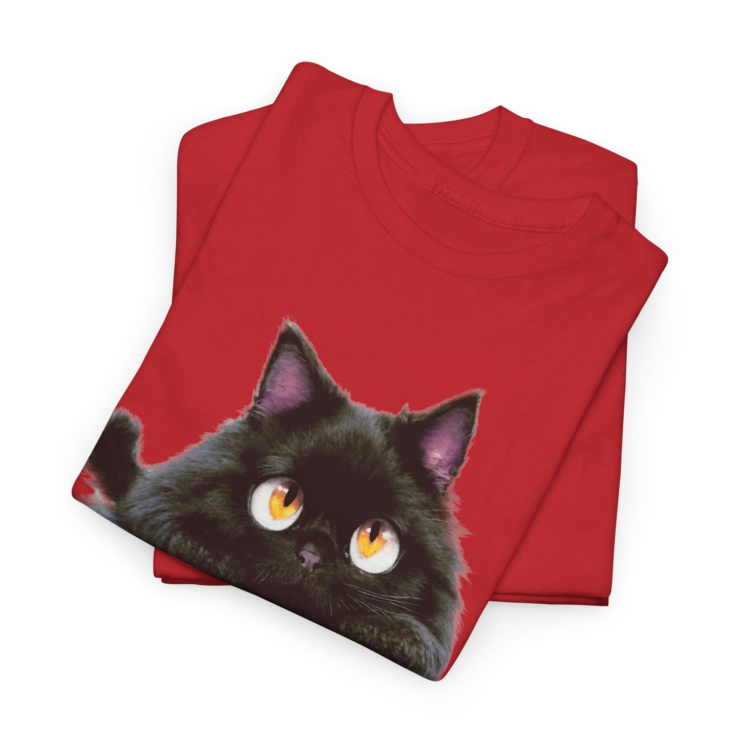 Cat Lover T-Shirt, Kitty Graphic Tee, Kitten Print Shirt, Feline Fan Top, Animal Pet Owner Gift