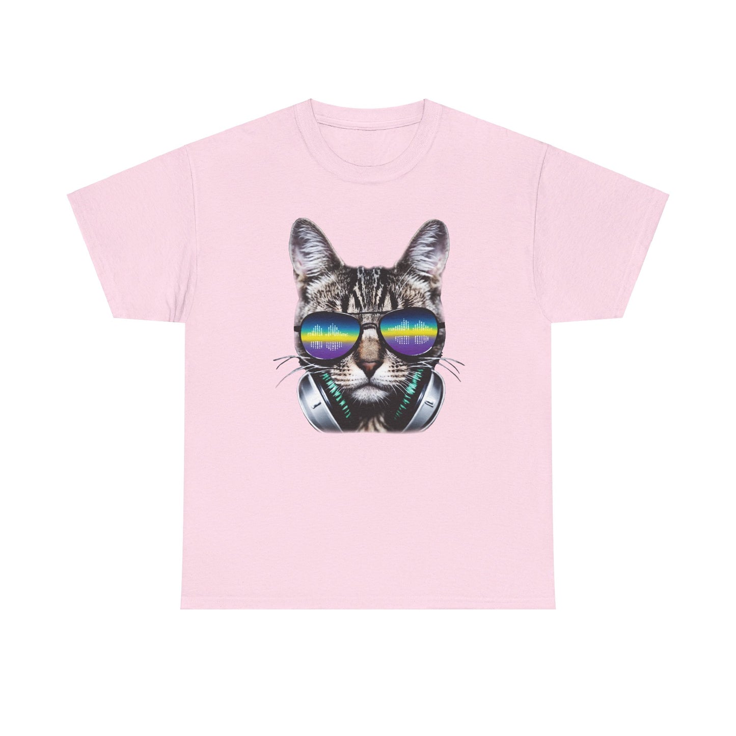 Groovy DJ Cat T-Shirt / Geschenk / Katzenliebhaber /Zocken / gaming / Comic / Katze / Kopfhörer / Musik / Music