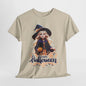 Halloween Witch Tee, Spooky Cute Shirt, Holiday Costume Apparel, Costume Party Top, October Festive T-Shirt