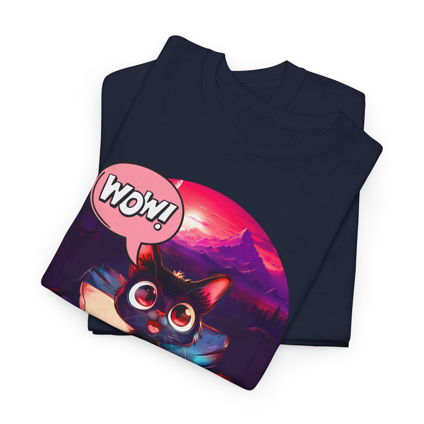 Wow! Gamer Cat" T-Shirt / Geschenk / Katzenliebhaber /Zocken / gaming / Comic / Katze