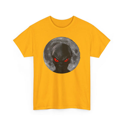 Moonlight Monster Alien T-Shirt  / Gruselige Kreatur mit Leuchtenden Augen, Ideal für Halloween und Horrorfans