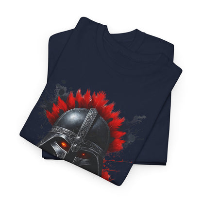 Sparta Warrior Tee, Ancient Warrior T-Shirt, Red Eyes Shirt, Unisex Cotton Tee, Historical Warrior Top