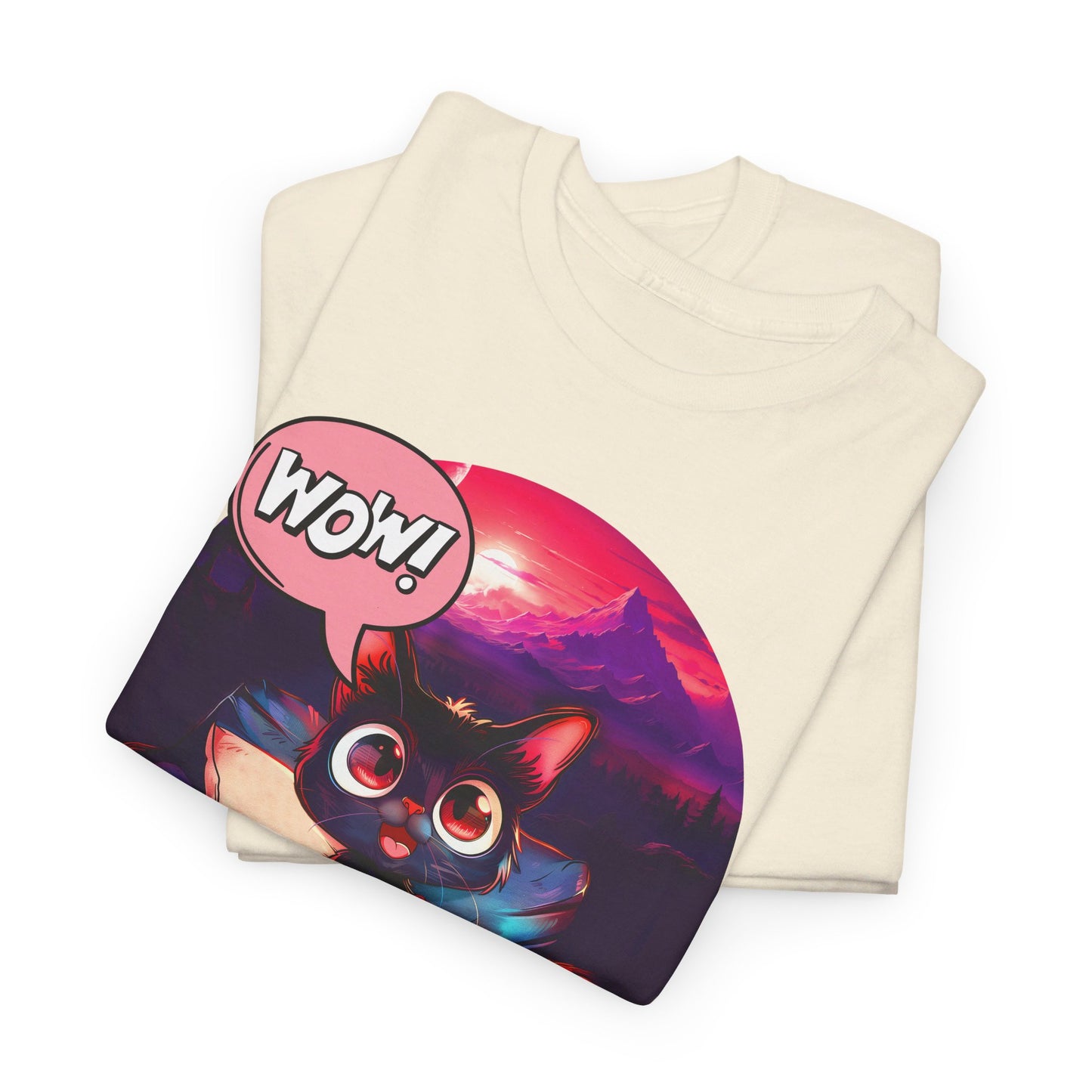 Wow! Gamer Cat" T-Shirt / Geschenk / Katzenliebhaber /Zocken / gaming / Comic / Katze