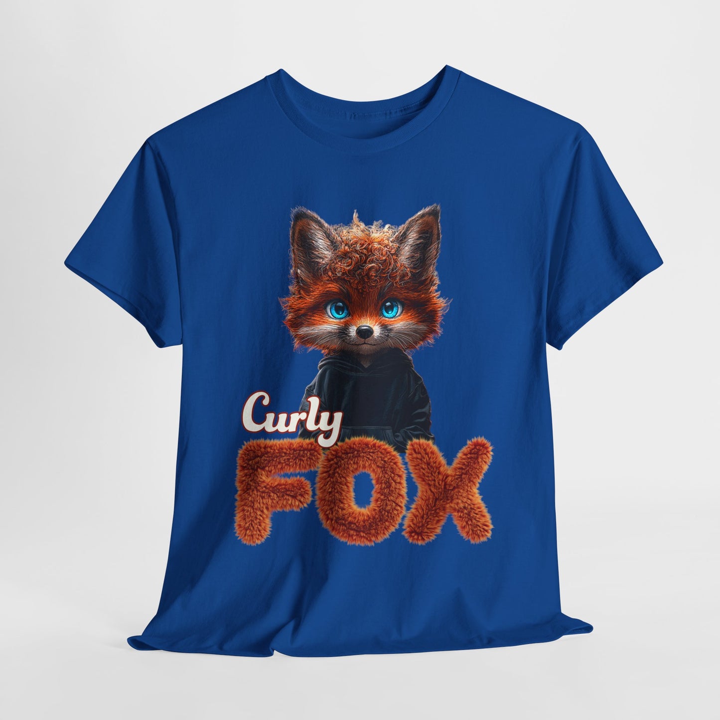 Sweatshirt Curly Fox Niedliches Fuchsmotiv mit lockigem Fell auf Kinder Sweatshirts /Trendiges Design für Tierliebhaber süss/Geschenk