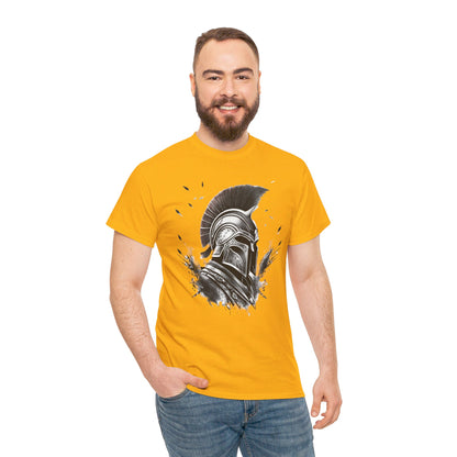 Sparta Warrior T-Shirt, Ancient Greece Tee, Battle of Thermopylae Top, Leonidas Shirt, Spartan Soldier Apparel, Greek History Clothing