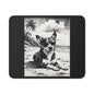 Cool Beach Dog Desk Mouse Pad  Lustiges Hundemotiv mit Sonnenbrille für Sommer Vibes | Perfektes Geschenk für Hundeliebhaber