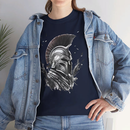 Sparta Warrior T-Shirt, Ancient Greece Tee, Battle of Thermopylae Top, Leonidas Shirt, Spartan Soldier Apparel, Greek History Clothing