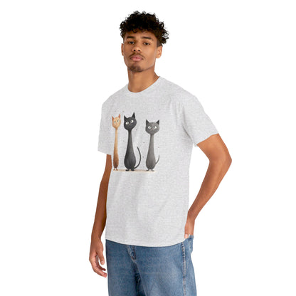 Cat Family T-Shirt, Kitty Tee, Animal Lover Gift, Adorable Cat Shirt, Pet Owner Apparel