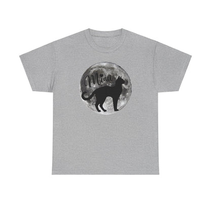 Miau Moon T-Shirt - Katzenliebhaber - Geschenk