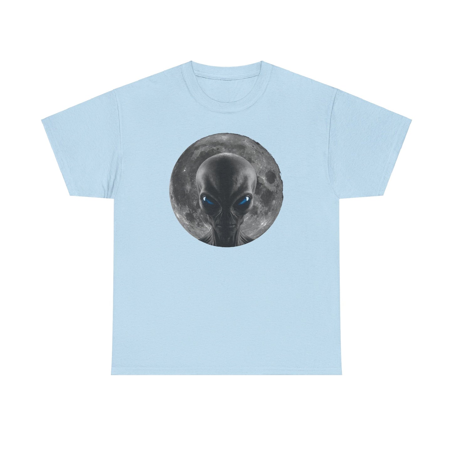 Moonlight Monster Alien Blue Eyes T-Shirt / Gruselige Kreatur mit Leuchtenden Augen, Ideal für Alien Fans / Geschenk / Gift