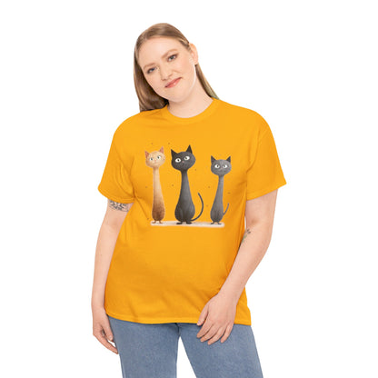 Cat Family T-Shirt, Kitty Tee, Animal Lover Gift, Adorable Cat Shirt, Pet Owner Apparel