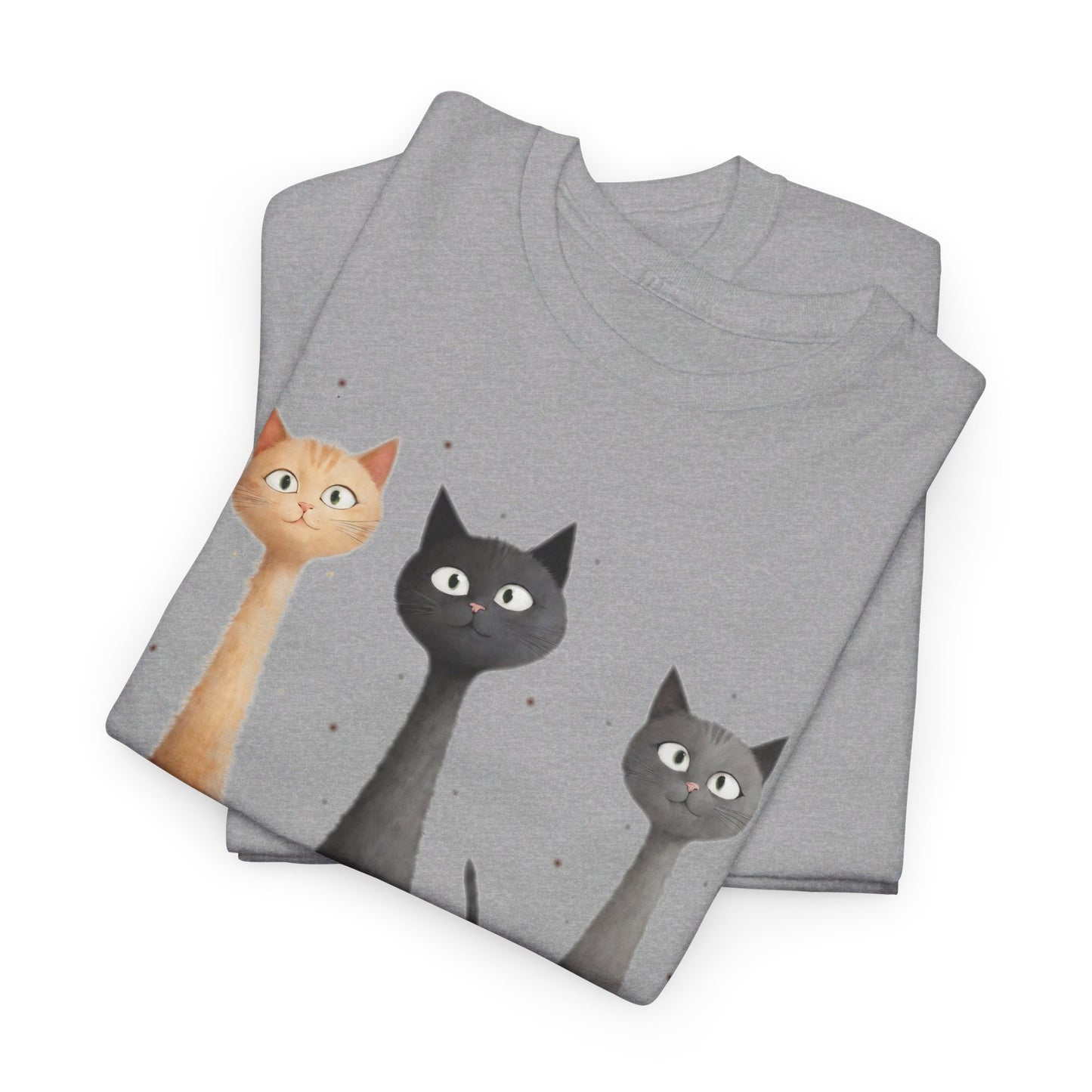 Cat Family T-Shirt, Kitty Tee, Animal Lover Gift, Adorable Cat Shirt, Pet Owner Apparel