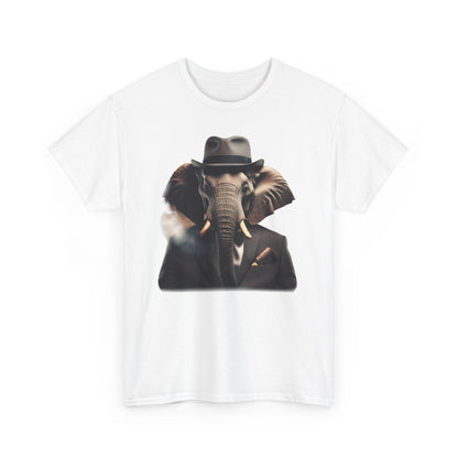 Stilvoller Elefant im Anzug / Vintage Look mit Zigarette auf Sweatshirts / Lustiger Katzensweatshirt / Geschenk /Wildtier/ Afrika