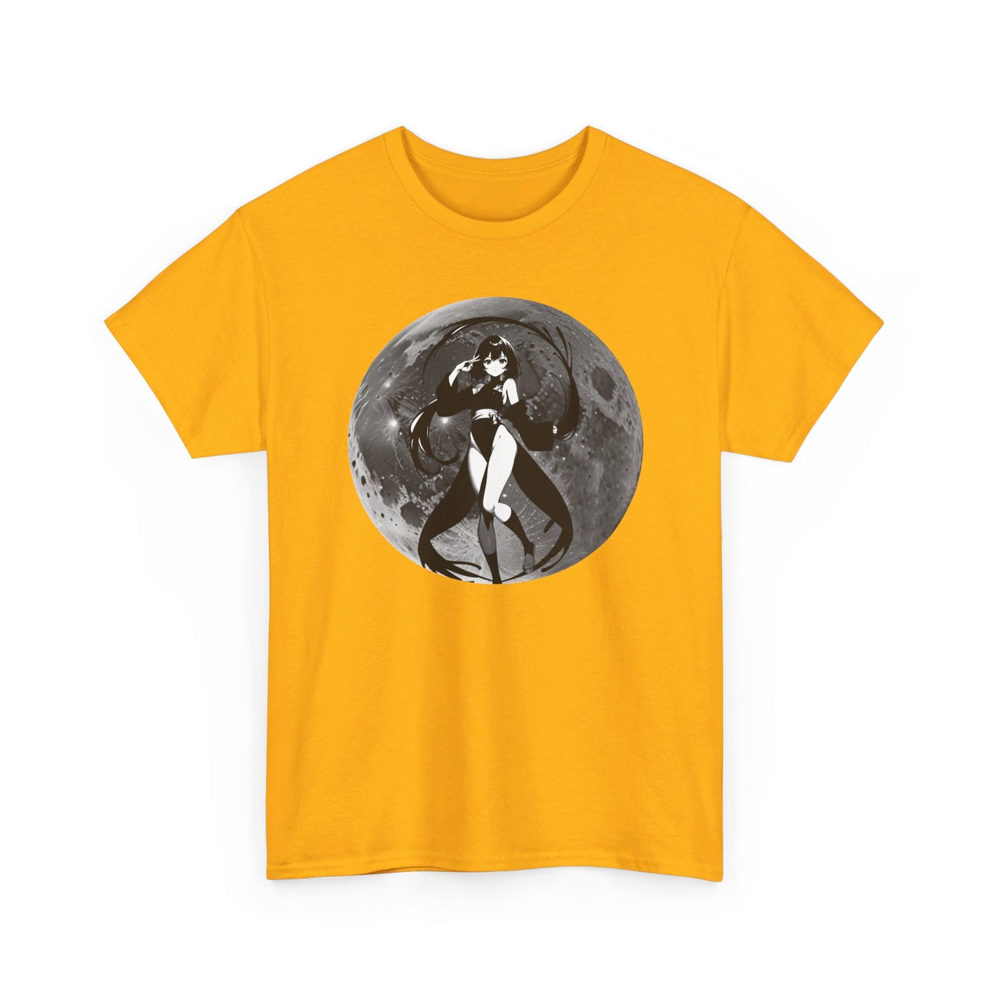 Mystic Moon Anime Girl T-Shirt / Perfekt für Anime- und Fantasy-Fans /Geschenk