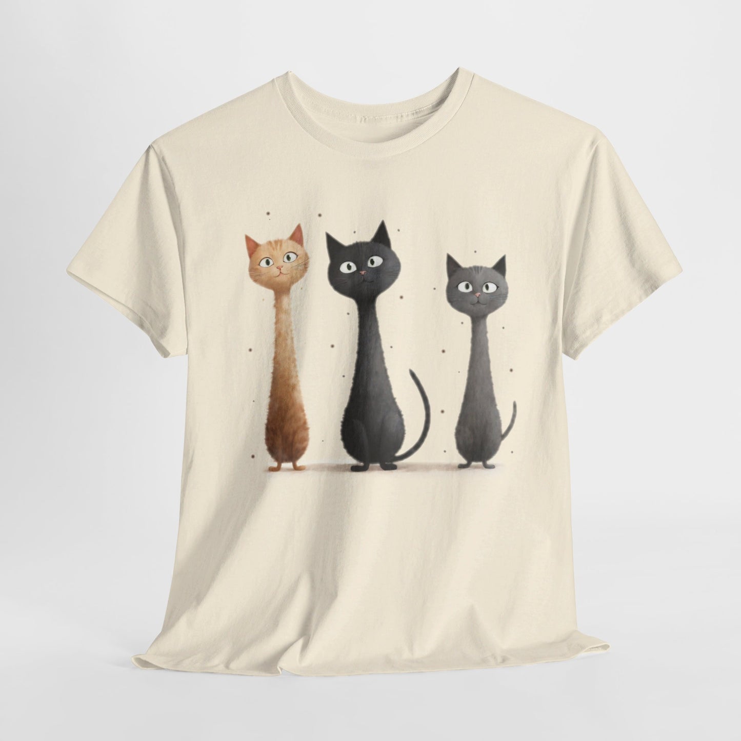 Cat Family T-Shirt, Kitty Tee, Animal Lover Gift, Adorable Cat Shirt, Pet Owner Apparel