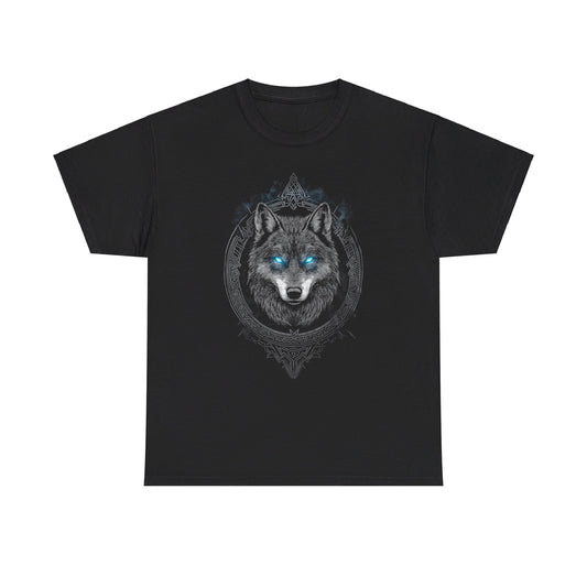 Wikinger Mystic Wolf T-Shirt / Walhalla Wolf Wölfe Odins Runen Nordischer Kompass Wikinger / Geschenk