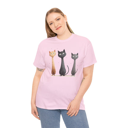 Cat Family T-Shirt, Kitty Tee, Animal Lover Gift, Adorable Cat Shirt, Pet Owner Apparel