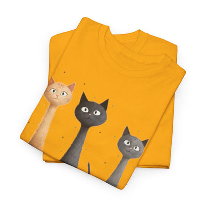 Cat Family T-Shirt, Kitty Tee, Animal Lover Gift, Adorable Cat Shirt, Pet Owner Apparel