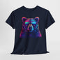 Cooler Bär mit Sonnenbrille T-Shirt / Neon Bären Grafik Design für Tierliebhaber und Streetwear Fans T-Shirt / Geschenk