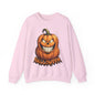 Halloween Crazy Pumpkin Sweatshirt, Funny Fall Jack O Lantern Jumper Top, October Festive Spirit Pullover, Trick or Treat Gift for Him Her,