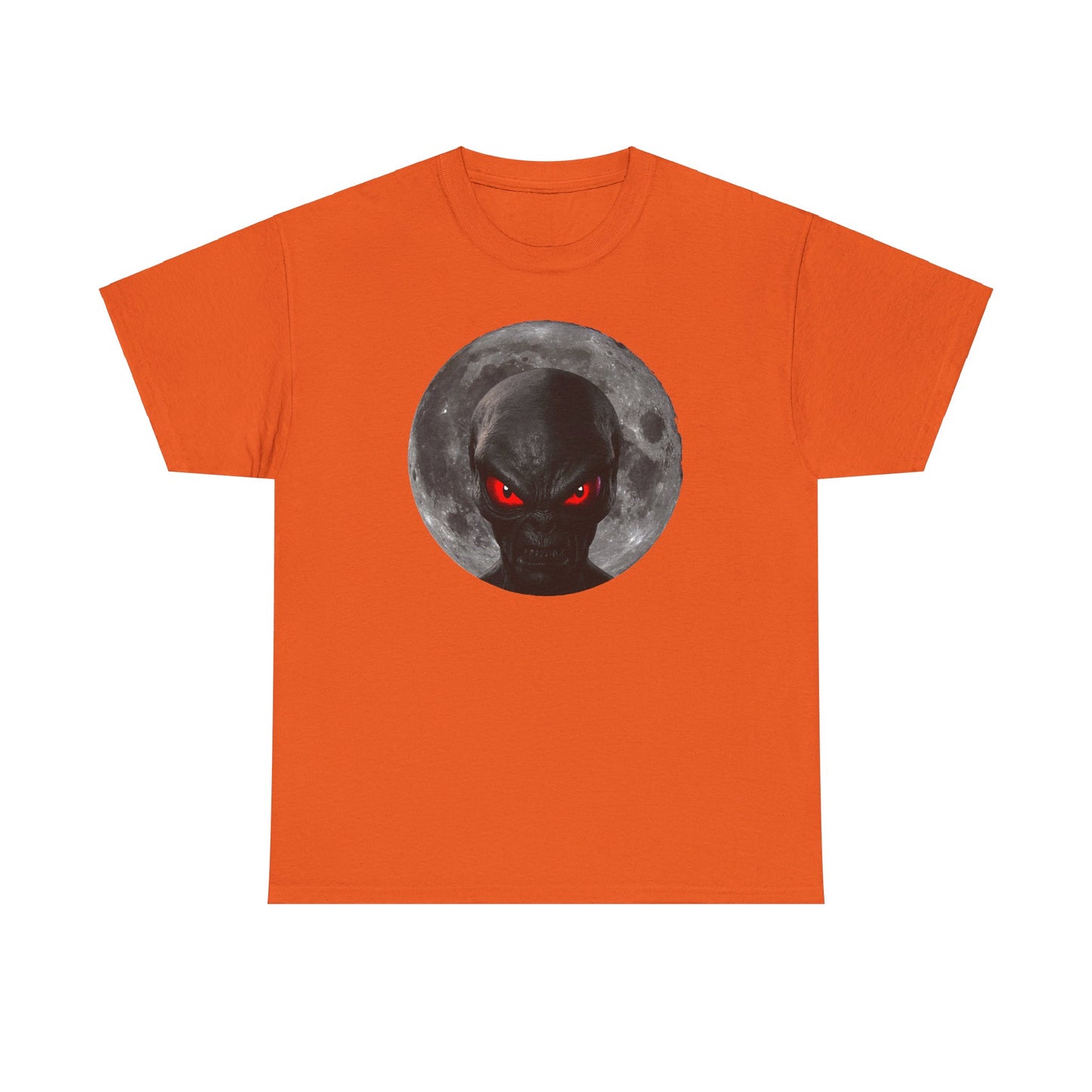 Moonlight Monster Alien T-Shirt  / Gruselige Kreatur mit Leuchtenden Augen, Ideal für Halloween und Horrorfans