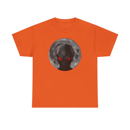 Moonlight Monster Alien T-Shirt  / Gruselige Kreatur mit Leuchtenden Augen, Ideal für Halloween und Horrorfans