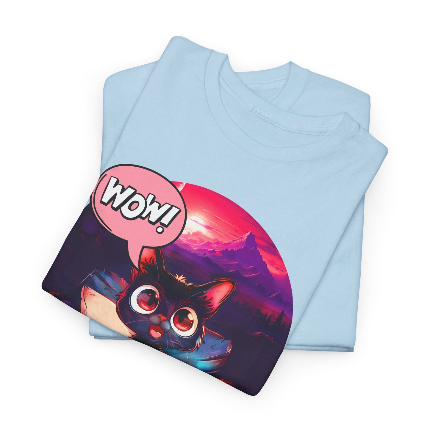 Wow! Gamer Cat" T-Shirt / Geschenk / Katzenliebhaber /Zocken / gaming / Comic / Katze