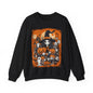 Halloween Pumpkin Witch Sweatshirt, Fall Autumn Costume Jumper, Spooky Season Pullover, Trick or Treat Top, Jack O Lantern Graphic Tee