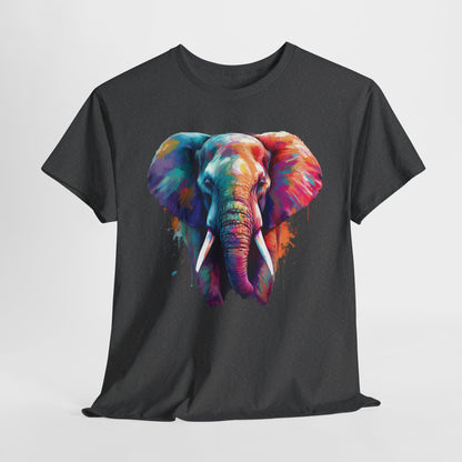 Elefant Kunst Design auf T-Shirts, Hoodies, Kissen und Tassen / Exotisches Tiermotiv für Tier- und Kunstliebhaber  Fans T-Shirt / Geschenk