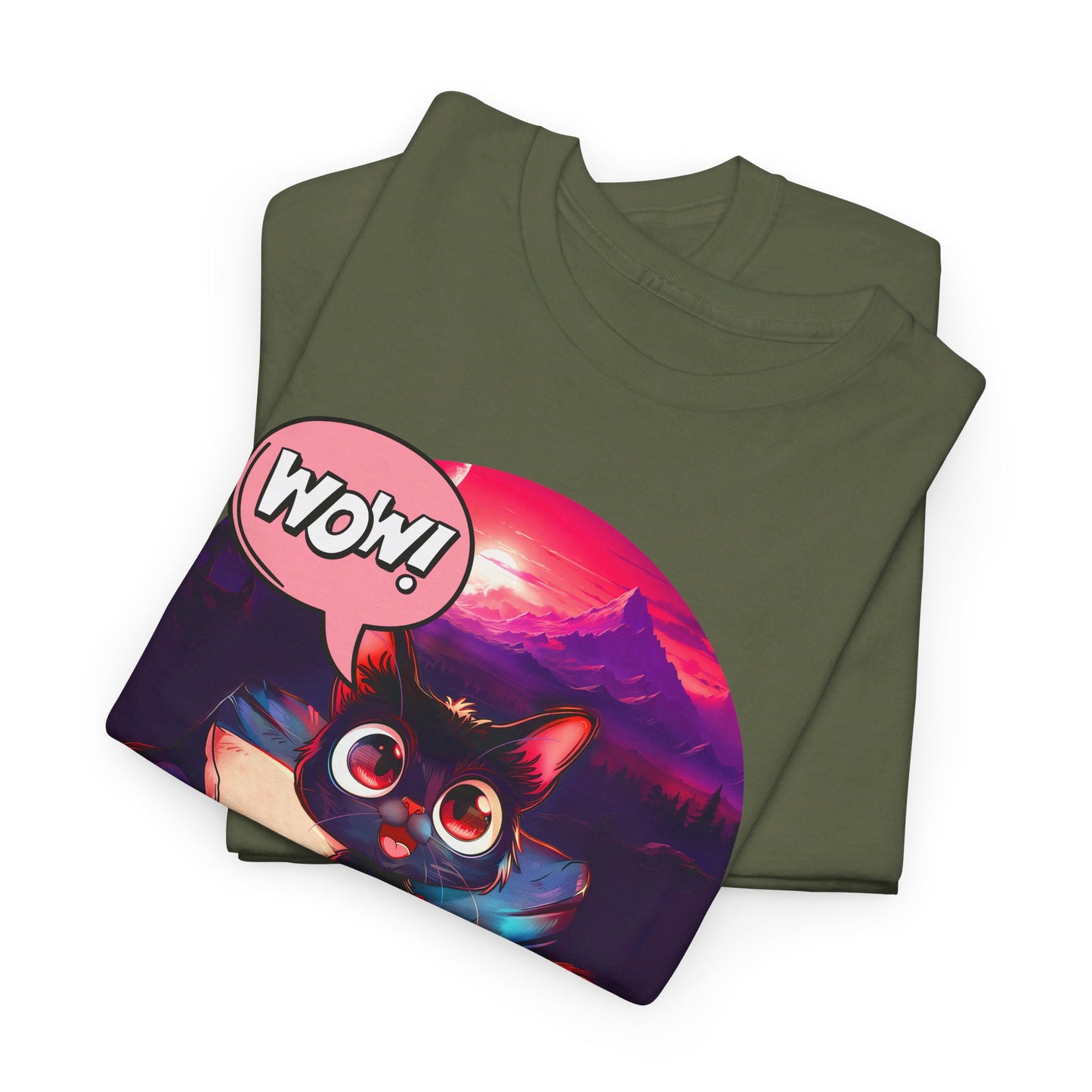 Wow! Gamer Cat" T-Shirt / Geschenk / Katzenliebhaber /Zocken / gaming / Comic / Katze