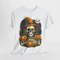 Copy of Halloween Skeleton Pumkin Scarry Tee Unisex Cotton Shirt, Halloween Party, Trick or Treat, Funny Halloween Gift, Spooky Witch