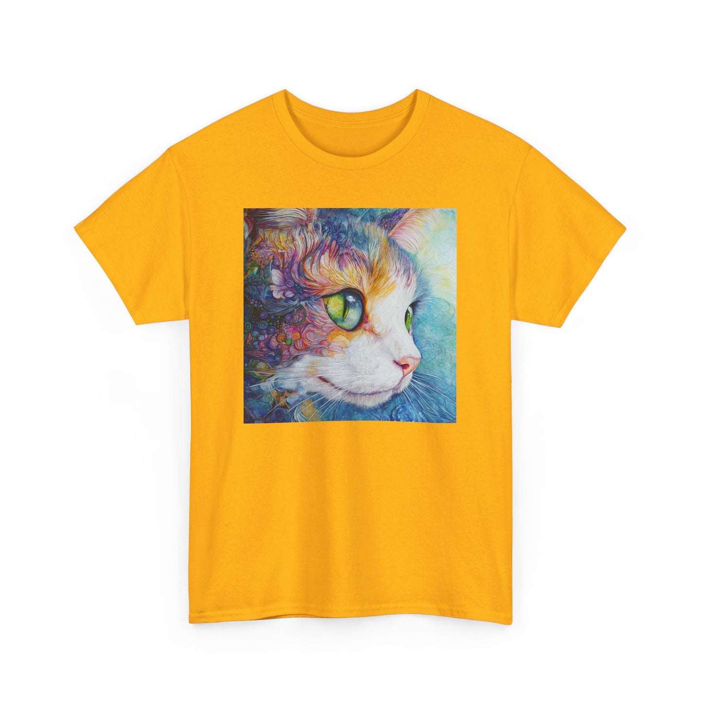 Floral Beautiful Cat T-Shirt/ Fange die Schönheit und das Mysterium der Natur ein / Geschenk / Katzenliebhaber