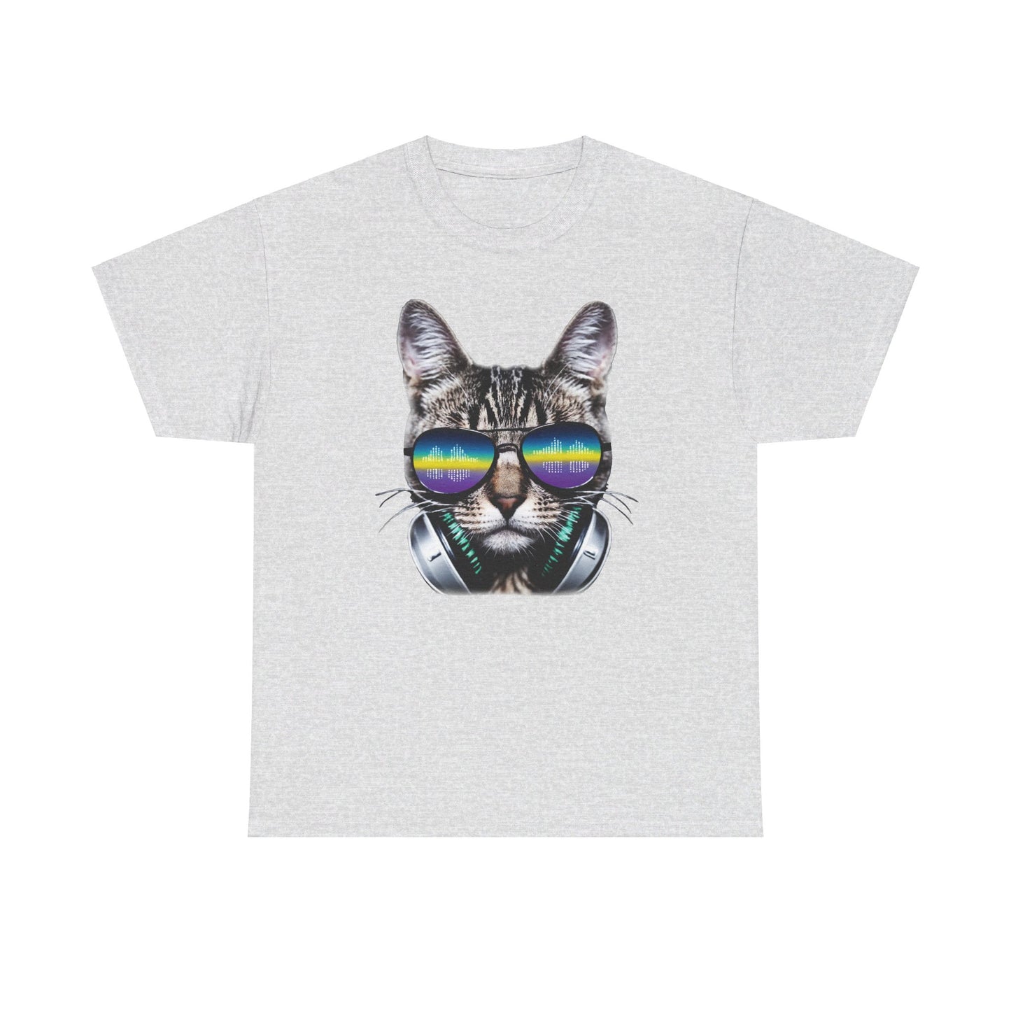 Groovy DJ Cat T-Shirt / Geschenk / Katzenliebhaber /Zocken / gaming / Comic / Katze / Kopfhörer / Musik / Music