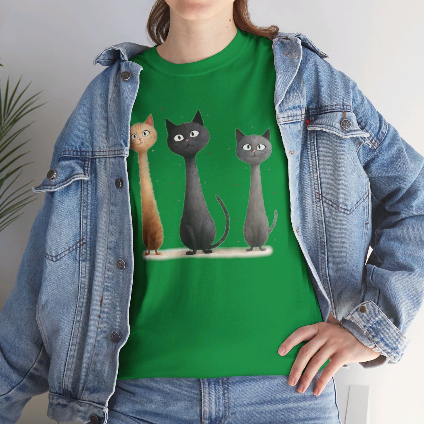 Cat Family T-Shirt, Kitty Tee, Animal Lover Gift, Adorable Cat Shirt, Pet Owner Apparel