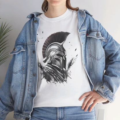 Sparta Warrior T-Shirt, Ancient Greece Tee, Battle of Thermopylae Top, Leonidas Shirt, Spartan Soldier Apparel, Greek History Clothing