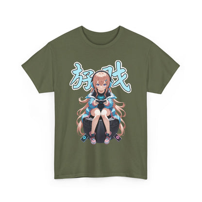 Gaming Girl Anime T-Shirt / Perfekt für Gaming-Enthusiasten und Anime-Fans / Geschenk /