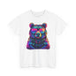 Cooler Bär mit Sonnenbrille T-Shirt / Neon Bären Grafik Design für Tierliebhaber und Streetwear Fans T-Shirt / Geschenk