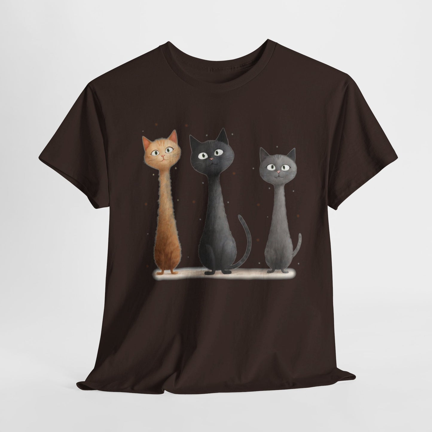 Cat Family T-Shirt, Kitty Tee, Animal Lover Gift, Adorable Cat Shirt, Pet Owner Apparel