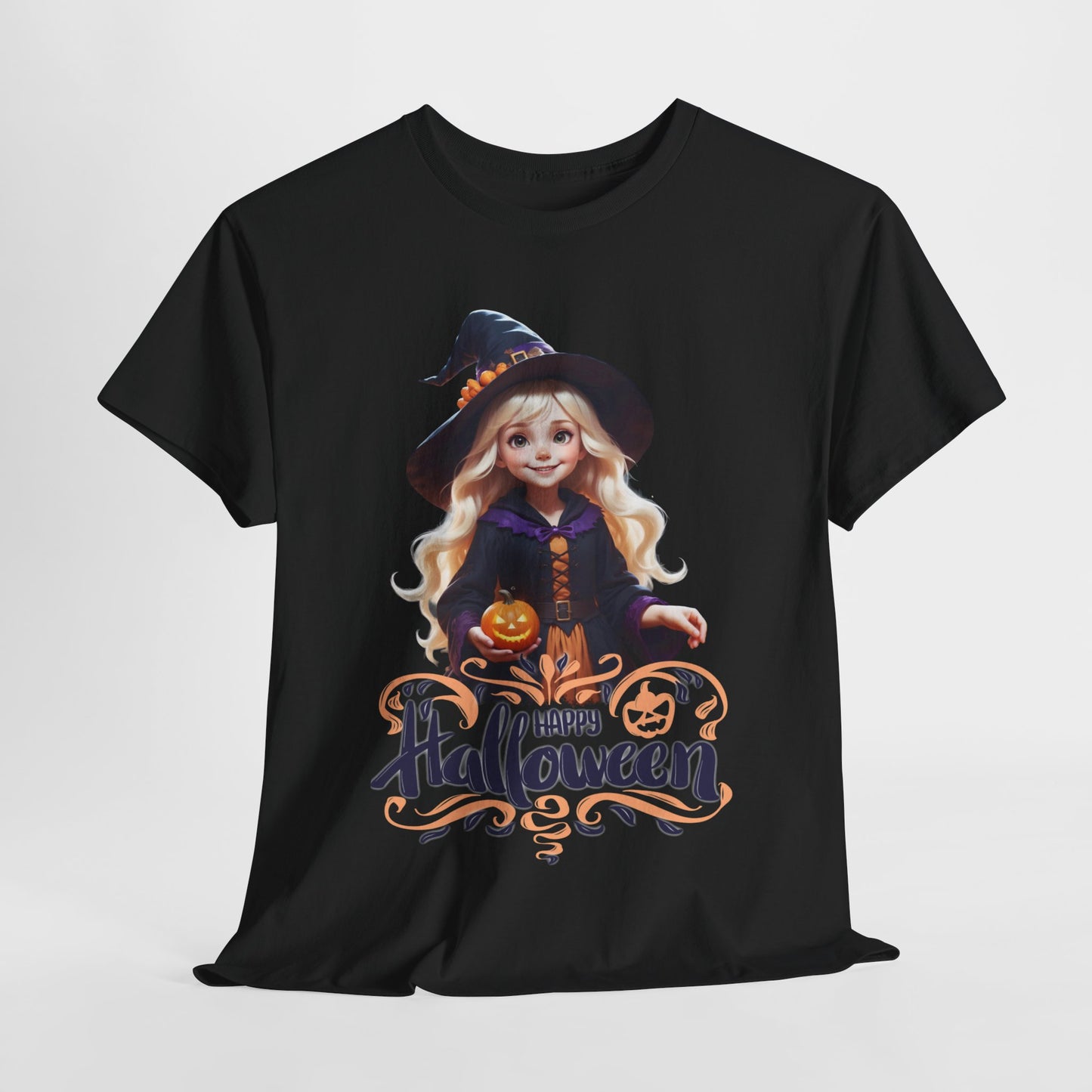 Halloween Witch Tee, Spooky Cute Shirt, Holiday Costume Apparel, Costume Party Top, October Festive T-Shirt