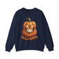 Halloween Crazy Pumpkin Sweatshirt, Funny Fall Jack O Lantern Jumper Top, October Festive Spirit Pullover, Trick or Treat Gift for Him Her,